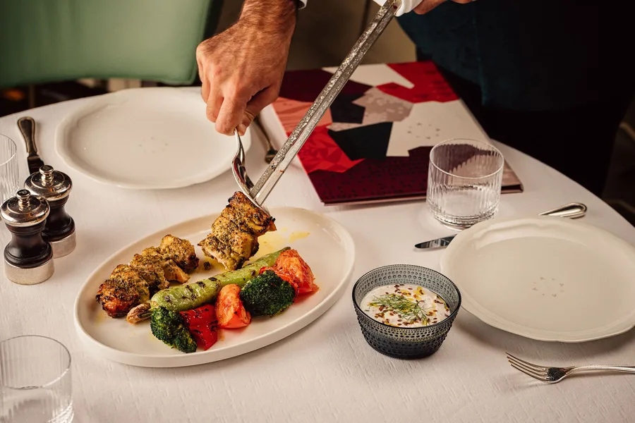 Dish, high key light. Food photography in Dubai by Artur Begel