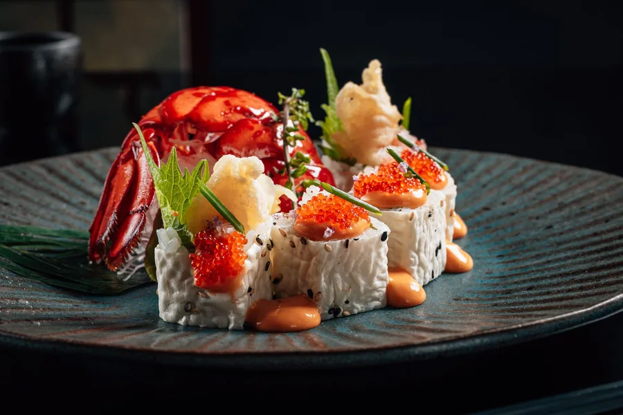 Dish, low key light. Food photography in Dubai by Artur Begel