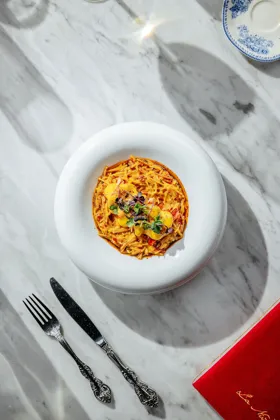 Dish, high key light. Food photography in Dubai by Artur Begel