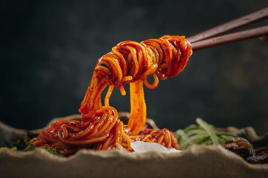 Dish, low key light. Food photography in Dubai by Artur Begel