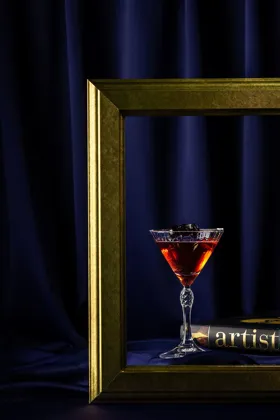Drink, low key light. Food photography in Dubai by Artur Begel