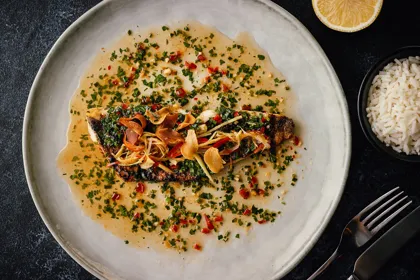 Dish, low key light. Food photography in Dubai by Artur Begel