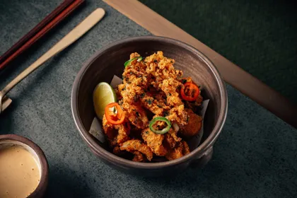 Dish, low key light. Food photography in Dubai by Artur Begel