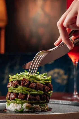 Dish, low key light. Food photography in Dubai by Artur Begel