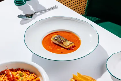 Dish, high key light. Food photography in Dubai by Artur Begel