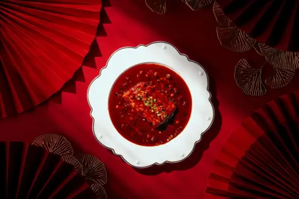 Dish, low key light. Food photography in Dubai by Artur Begel