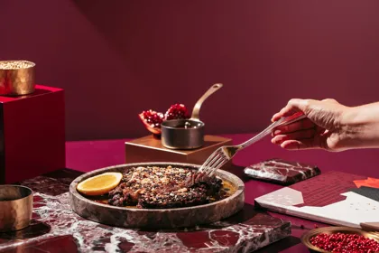 Dish, low key light. Food photography in Dubai by Artur Begel