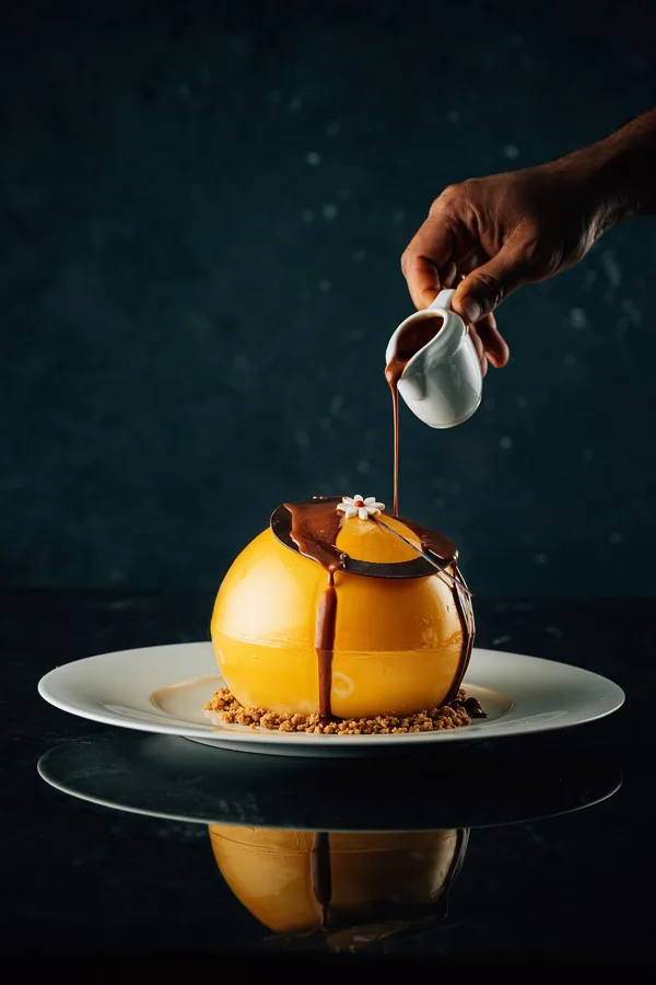 Dish, low key light. Food photography in Dubai by Artur Begel