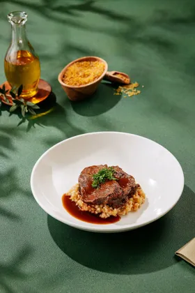 Dish, high key light. Food photography in Dubai by Artur Begel