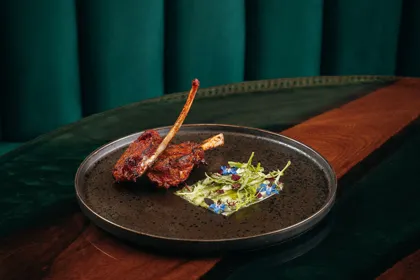 Dish, low key light. Food photography in Dubai by Artur Begel
