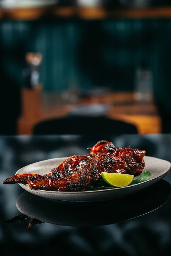 Dish, low key light. Food photography in Dubai by Artur Begel