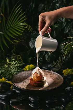 Dish, low key light. Food photography in Dubai by Artur Begel