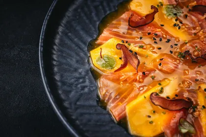 Dish, low key light. Food photography in Dubai by Artur Begel