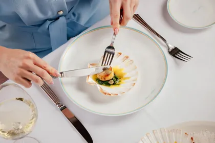 Dish, high key light. Food photography in Dubai by Artur Begel