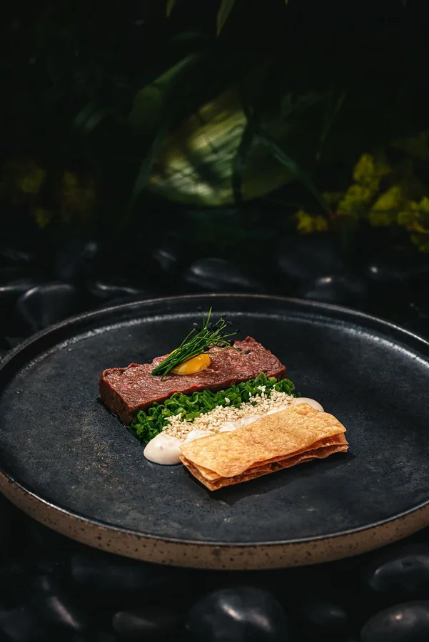 Dish, low key light. Food photography in Dubai by Artur Begel