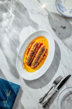 Dish, high key light. Food photography in Dubai by Artur Begel