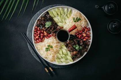 Dish, low key light. Food photography in Dubai by Artur Begel