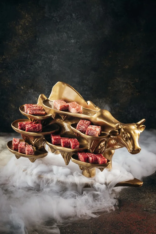Dish, low key light. Food photography in Dubai by Artur Begel