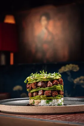 Dish, low key light. Food photography in Dubai by Artur Begel