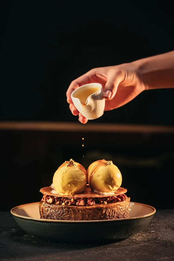 Dish, low key light. Food photography in Dubai by Artur Begel