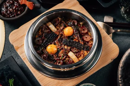 Dish, low key light. Food photography in Dubai by Artur Begel