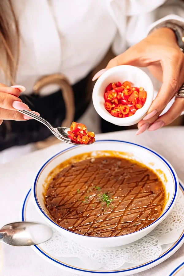 Dish, high key light. Food photography in Dubai by Artur Begel