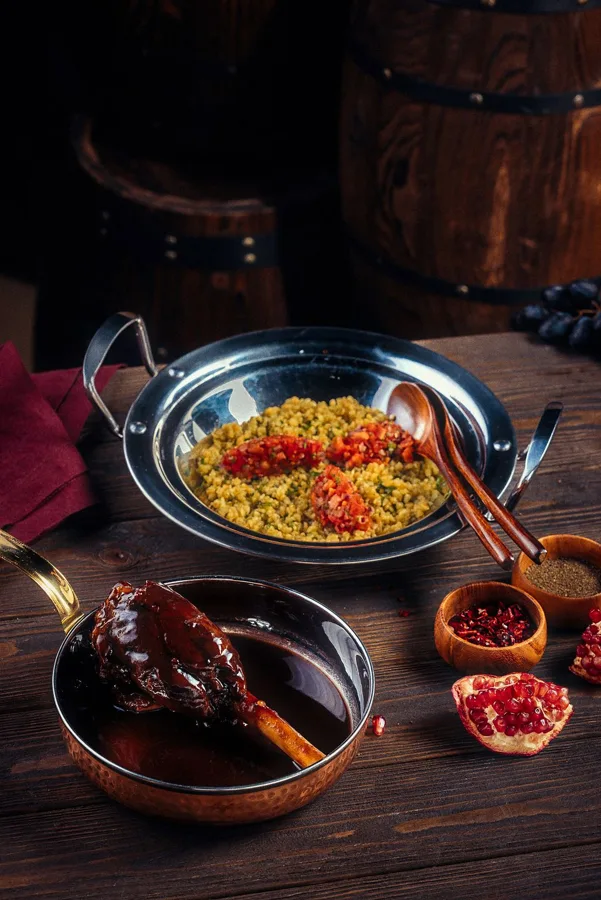 Dish, low key light. Food photography in Dubai by Artur Begel