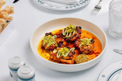 Dish, high key light. Food photography in Dubai by Artur Begel