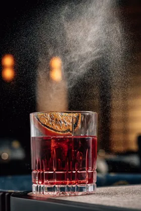 Drink, low key light. Food photography in Dubai by Artur Begel