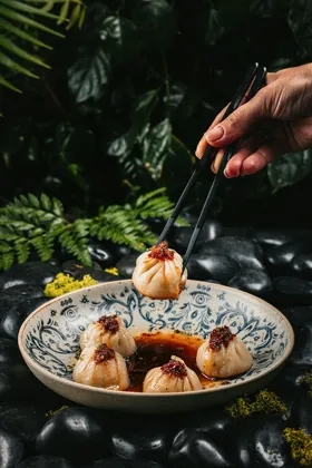 Dish, low key light. Food photography in Dubai by Artur Begel