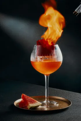 Drink, low key light. Food photography in Dubai by Artur Begel