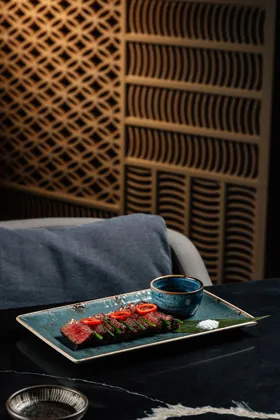 Dish, low key light. Food photography in Dubai by Artur Begel