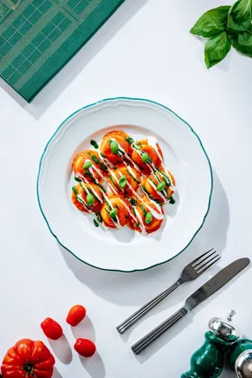 Dish, high key light. Food photography in Dubai by Artur Begel