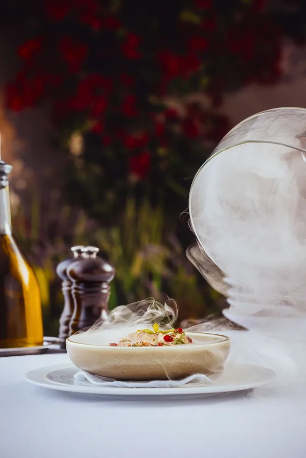 Dish, high key light. Food photography in Dubai by Artur Begel