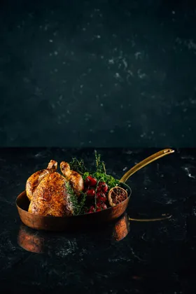 Dish, low key light. Food photography in Dubai by Artur Begel