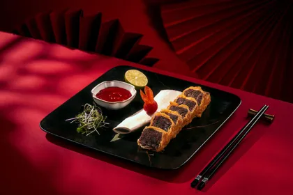 Dish, low key light. Food photography in Dubai by Artur Begel