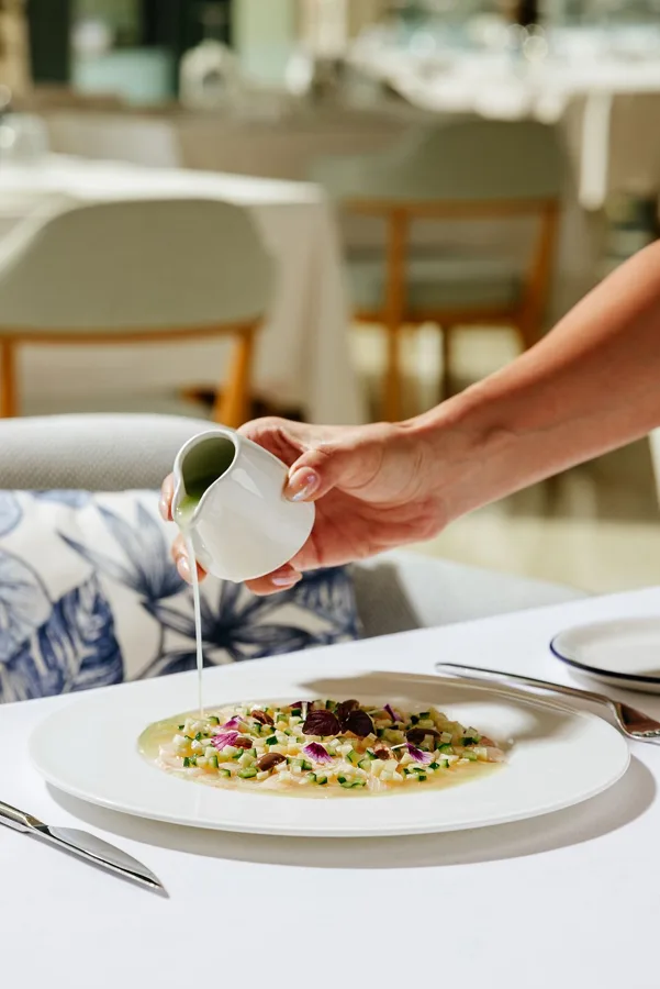 Dish, high key light. Food photography in Dubai by Artur Begel