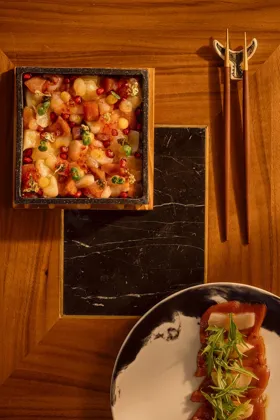 Dish, low key light. Food photography in Dubai by Artur Begel
