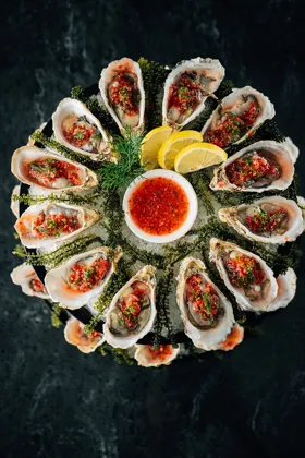 Dish, low key light. Food photography in Dubai by Artur Begel