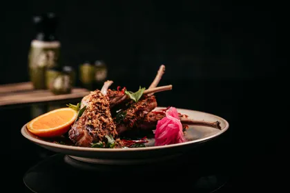 Dish, low key light. Food photography in Dubai by Artur Begel