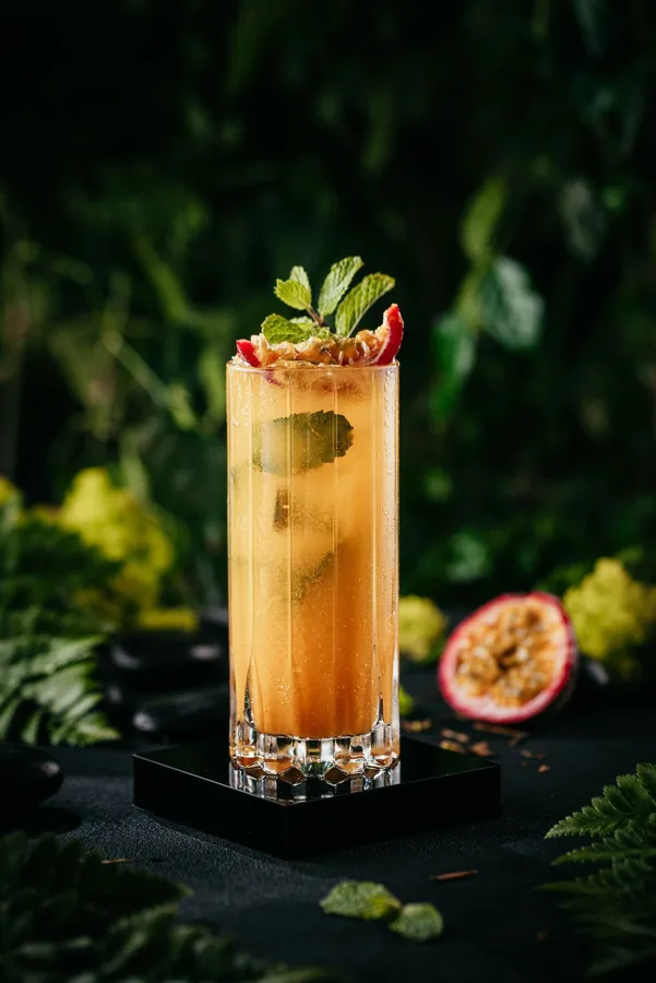 Drink, low key light. Food photography in Dubai by Artur Begel