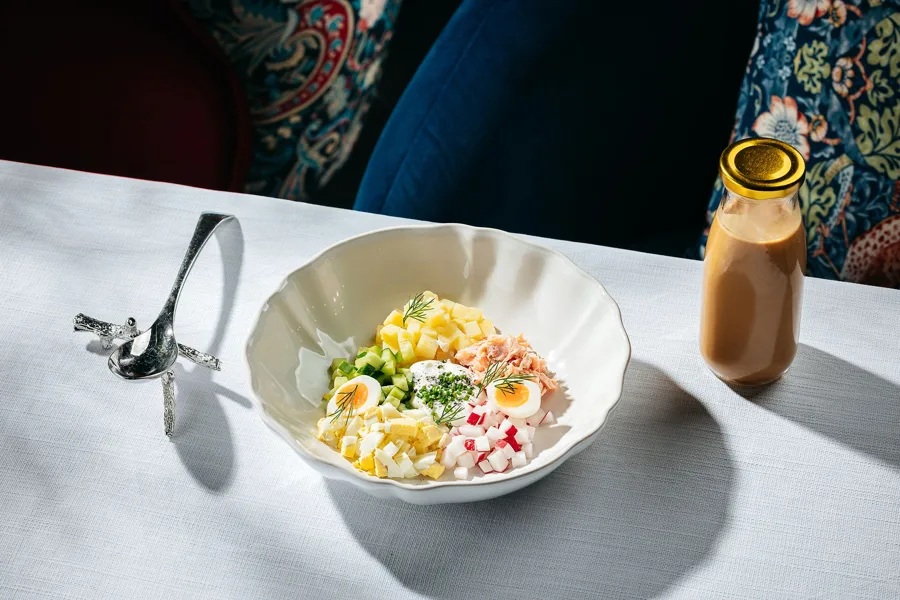 Dish, high key light. Food photography in Dubai by Artur Begel