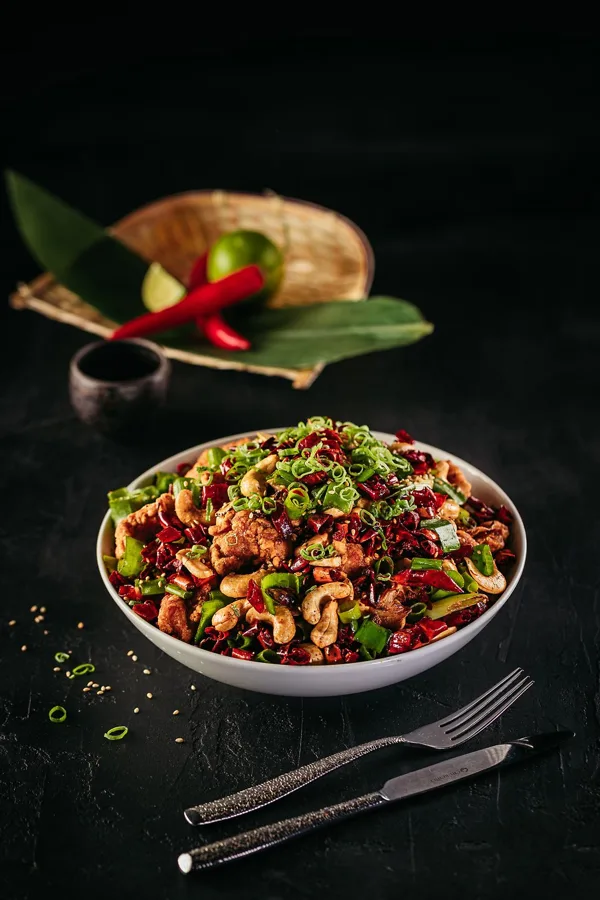 Dish, low key light. Food photography in Dubai by Artur Begel