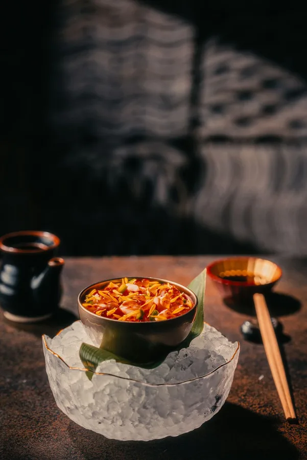 Dish, low key light. Food photography in Dubai by Artur Begel