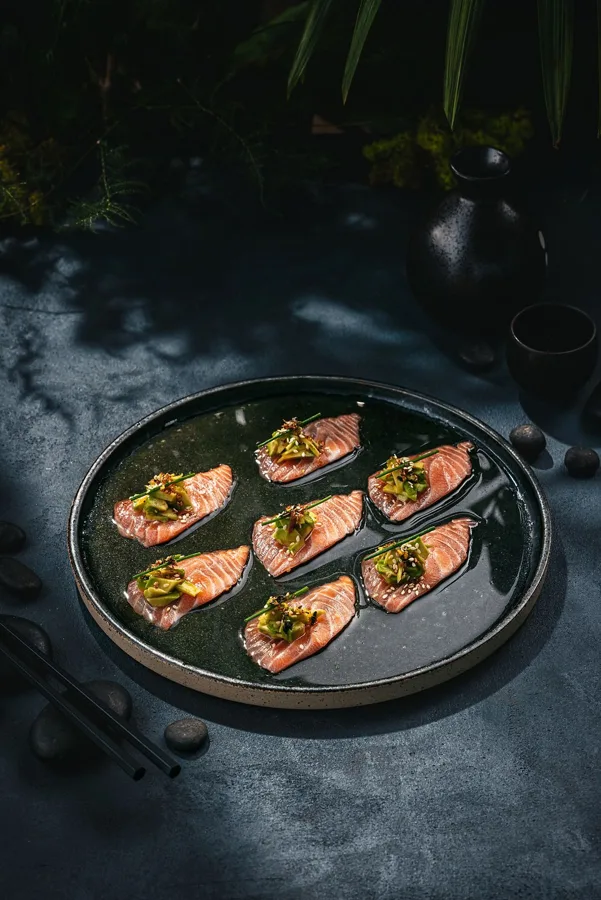 Dish, low key light. Food photography in Dubai by Artur Begel