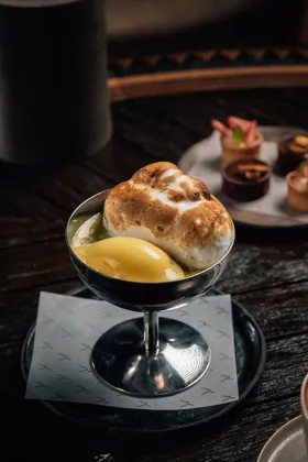 Dish at INA, low key light. Food photography in Dubai by Artur Begel