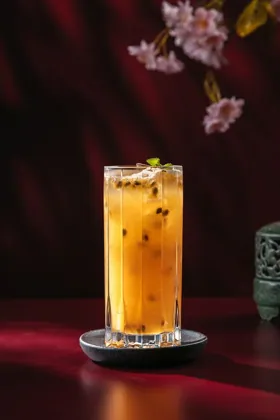 Drink at YU, low key light. Food photography in Dubai by Artur Begel