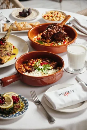 Dish at Novikov, editorial light. Food photography in Dubai by Artur Begel