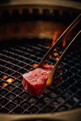 Dish at HANU, low key light. Food photography in Dubai by Artur Begel