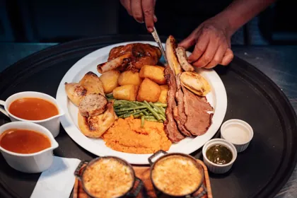 Dish at The Spaniel, hard flash light. Food photography in Dubai by Artur Begel